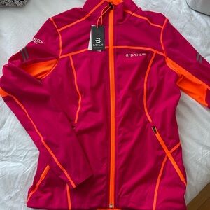 daehlie Pink and Orange Jacket